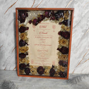 Wedding Varmala Preservation with Invitation Card (11x14 Inch)