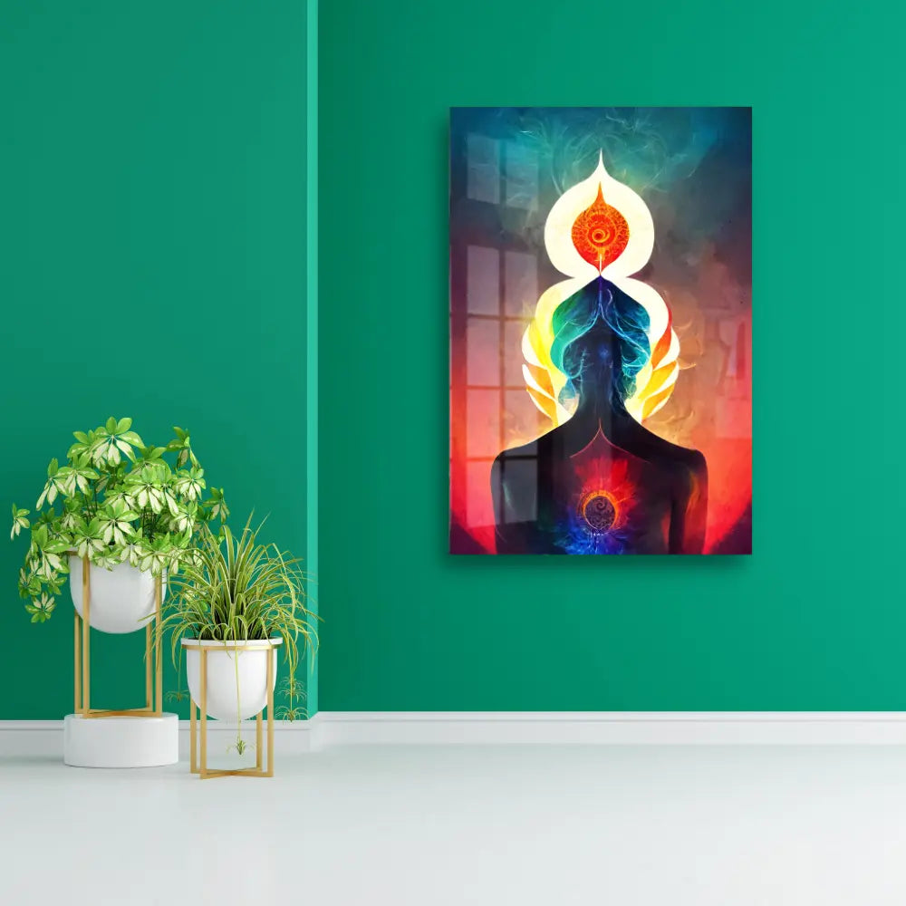 Spiritual Chakra Energy Acrylic Wall Art