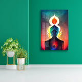 Spiritual Chakra Energy Acrylic Wall Art