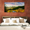Sunset in the Mountains Canvas Print Wall Painting