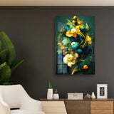 Baroque Style Floral Acrylic Wall Art