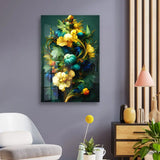 Baroque Style Floral Acrylic Wall Art