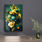 Baroque Style Floral Acrylic Wall Art