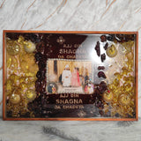 Wedding Varmala & Kaleere Preservation Resin Frame (16x24 Inch)
