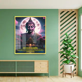Sangham Sharanam Gachhami Buddha Mantra Acrylic Wall Photo Frame