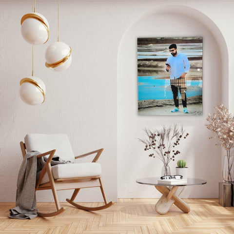 Large acrylic photo frame for gift