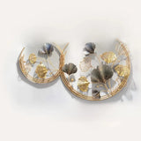 Big Ginkgo Leaf Design Wall Art for Bedroom Decor