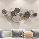 Designer 3D Stereo Wrought Plate Metal Wall Art (48×24 inches)