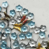 Multi Shades Butterfly Tree Metal Wall Art with LED Lights (44"×37")
