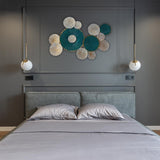 Large Metal 3D Plates Wall Art for Home Decor