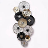 European Vintage Style Metal Wall Art (52x24 inches)
