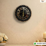Classy Black Resin Wall Clock
