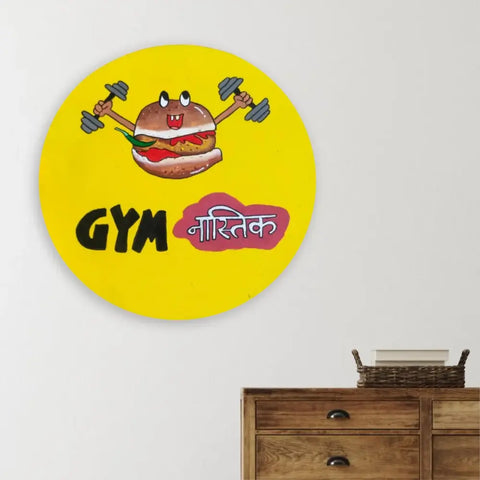Customised Wall Plates Set of 4 For Food Cafe