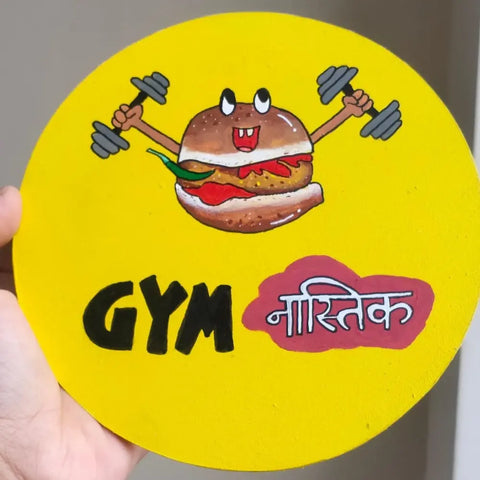 Customised Wall Plates Set of 4 For Food Cafe