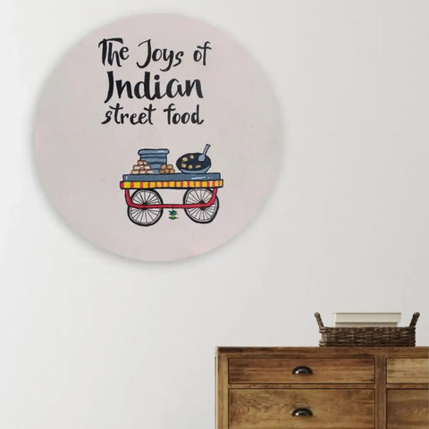 Customised Wall Plates Set of 4 For Food Cafe