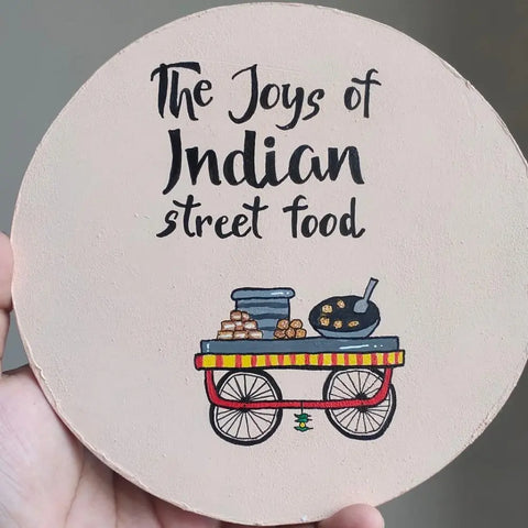 Customised Wall Plates Set of 4 For Food Cafe