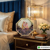 Customized Resin Wall Clock with Varmala & Couple Photo