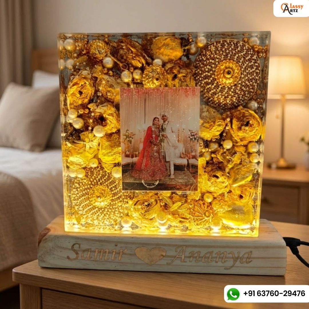 Customized Resin Wedding Memory Frame (8-Inches)
