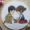 Customized Doodle Art Gift For Girlfriend, Boyfriend, Valentine Gift, Long Distance Couple