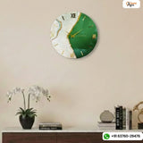 Green Resin Wall Clock For Gifting