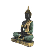 Green Buddha Resin Statue | Decorative Showpiece