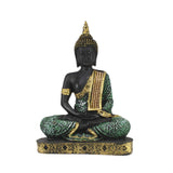 Green Buddha Resin Statue | Decorative Showpiece