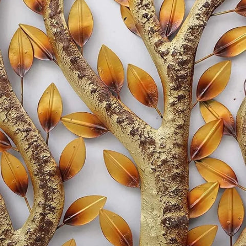 Handcrafted Butterfly Tree Metal Wall Art LED Lights (36×40 Inches)