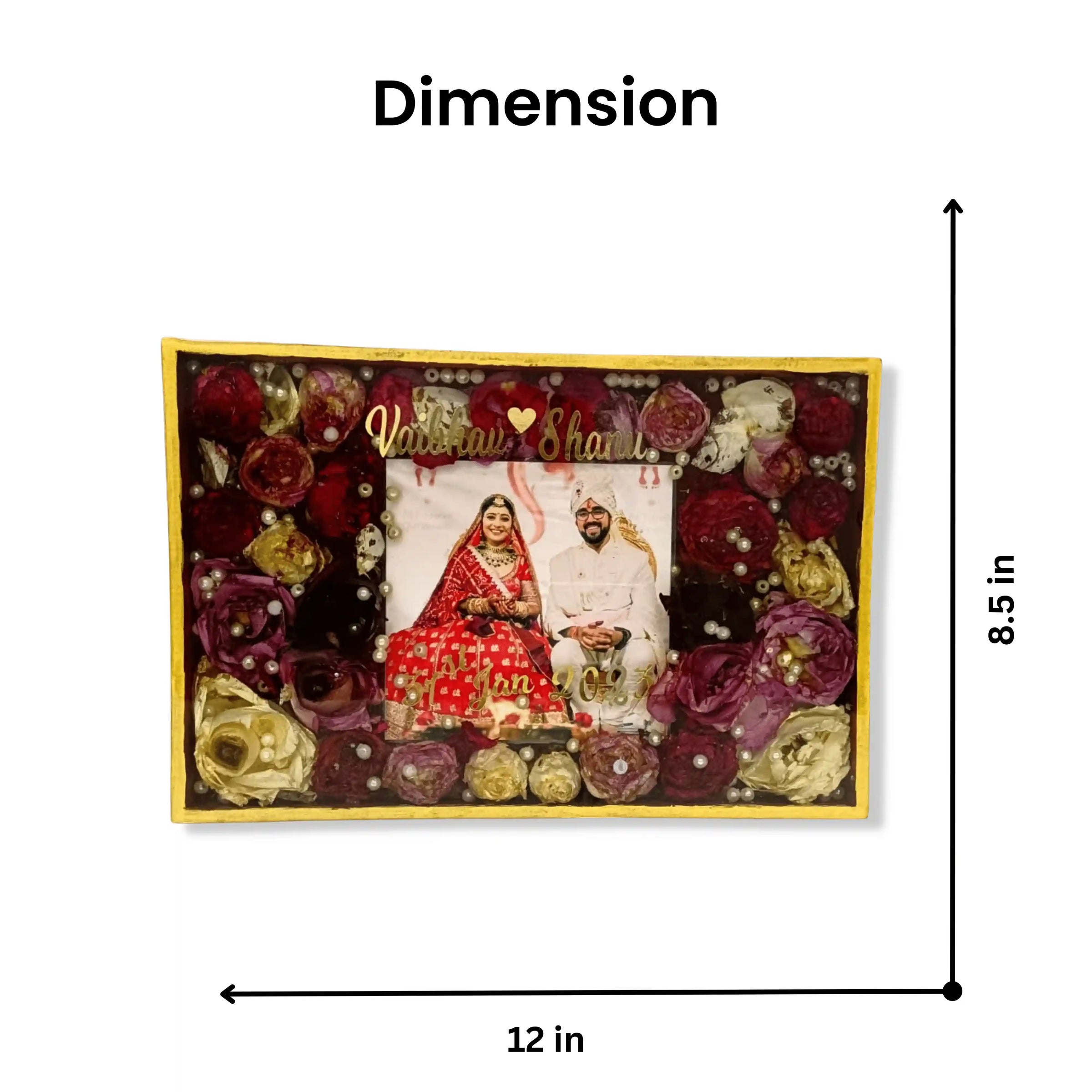 Handmade Box Flower Preservation With Photo 