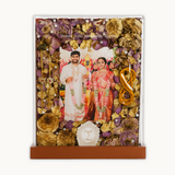 Custom Varmala Preservation Resin Frame | Wedding Card Preservation in Resin