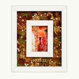 Wedding Flowers Preserved Teakwood Frame (12 by 15 Inches)