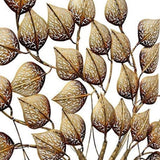 Metallic Golden Leaves Tree Wall Art with LED Lights (50"×36")