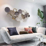 Designer 3D Stereo Wrought Plate Metal Wall Art (48×24 inches)
