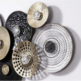 European Vintage Style Metal Wall Art (52x24 inches)