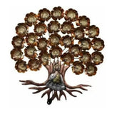 Premium Double Layer Leaves Buddha Wall Art with LED Light