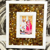 12 by 14 inch frame deep casting flowers preservation frame