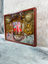 Varmala Preservation Resin Frame with Kaleera & Kalangi