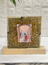 LED Resin Wedding Memory Frame (10- inches)