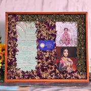 Varmala and Wedding Card Preservation Frame, 15x18 or 18x32 Inch