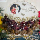 Resin Wedding Varmala Preservation Plaque