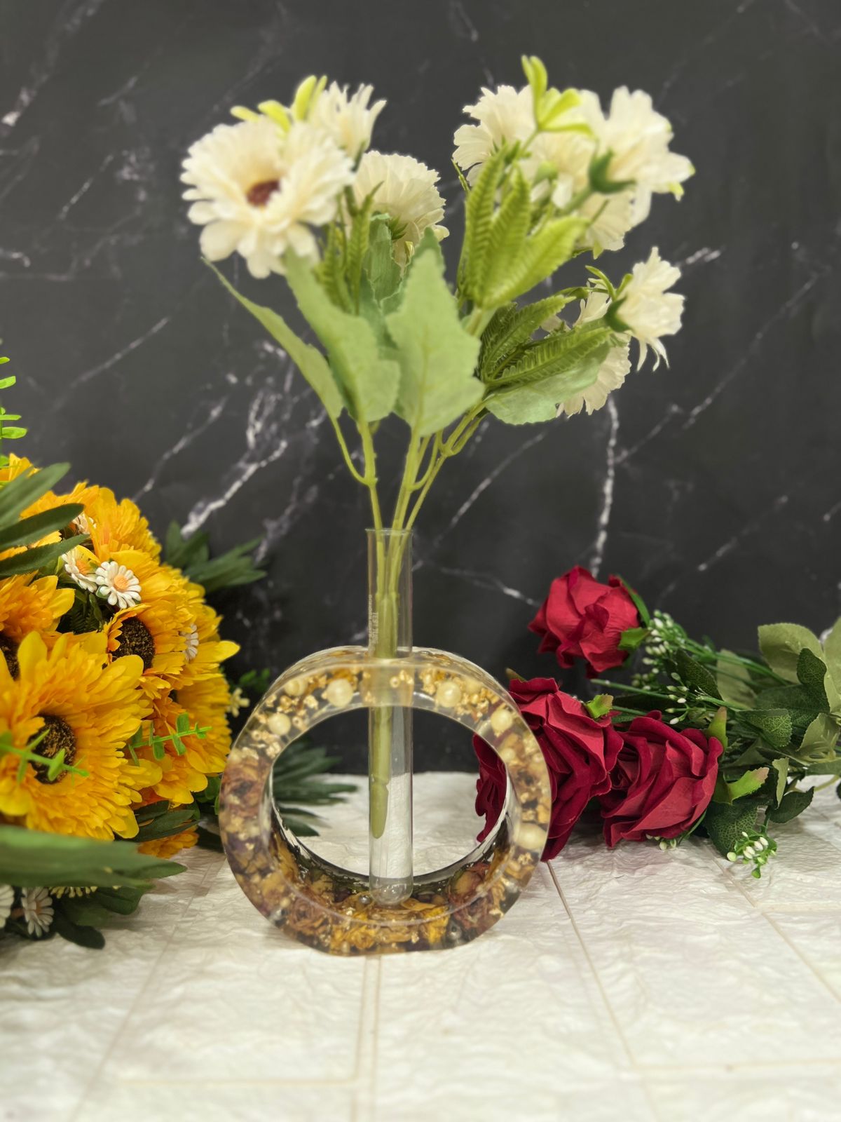 Resin Combo Set with Wedding Flower Preservation