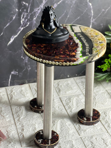 Wedding Varmala Preserved Resin Mini Table