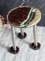 Wedding Varmala Preserved Resin Mini Table