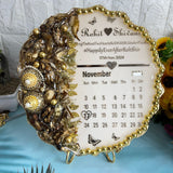 Kaleera & Flowers Preservation in Resin Frame (10-Inches)