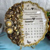 Kaleera & Flowers Preservation in Resin Frame (10-Inches)