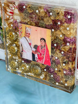 Acrylic Resin Frame with Wedding Ornaments Preservation (12-Inches)