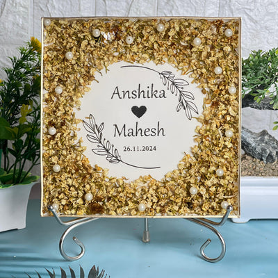 Wedding Invitation Preservation Resin Frame (8-Inches)