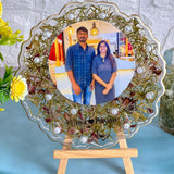 3D Resin Frame with Flowers Preservation (6-Inches)