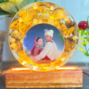 Varmala Preservation With LED Stand (6-Inches)