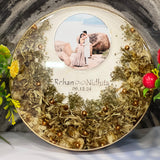Unique Resin Wedding Memory Preservation Frame (8-Inches)