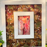 Wedding Flowers Preserved Teakwood Frame (12 by 15 Inches)